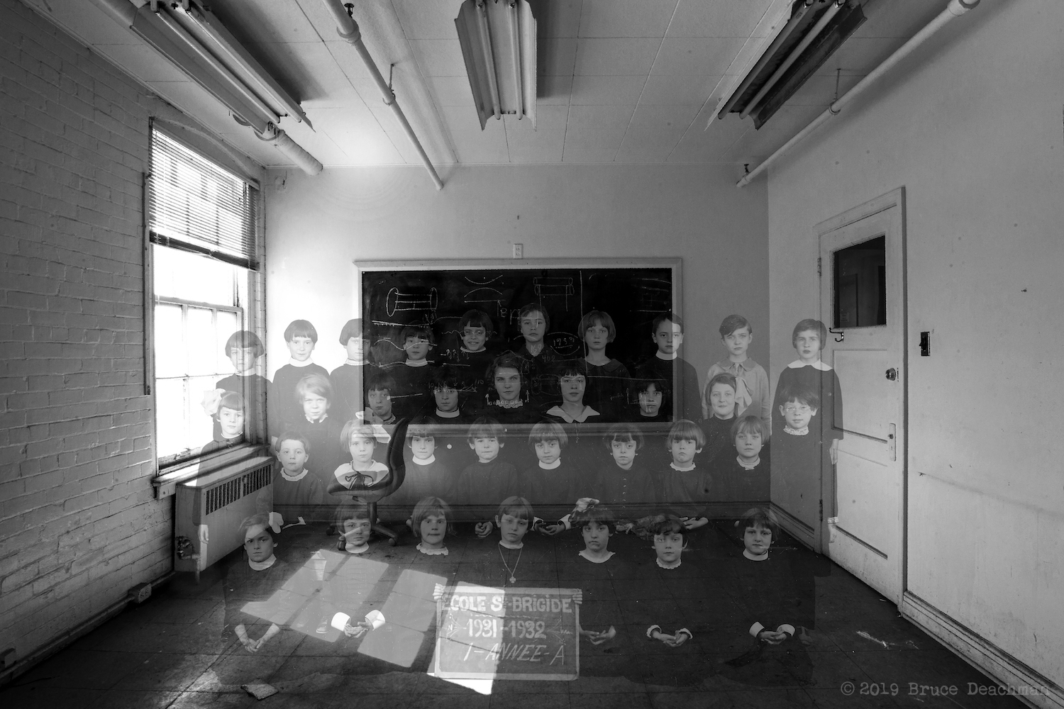 St Brigide School Metal Print Bruce Deachman